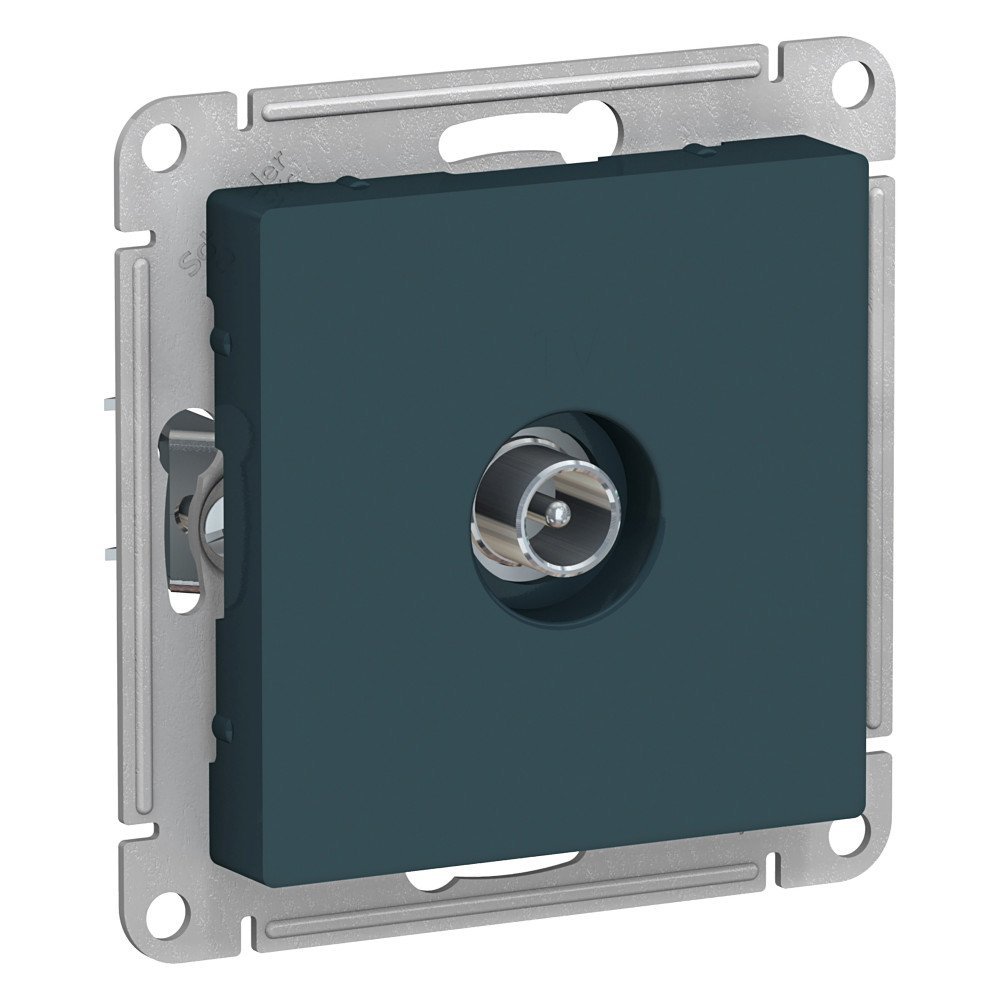 фото Механизм розетки TV оконечная 1DB AtlasDesign изумруд ATN000891 SE от магазина Моя Электрика