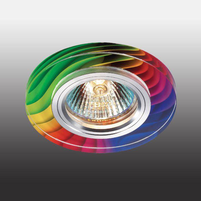 фото 369915 NT14 231 алюминий/цветной Встраиваемый светильник IP20 GX5.3 50W 12V RAINBOW от магазина Моя Электрика