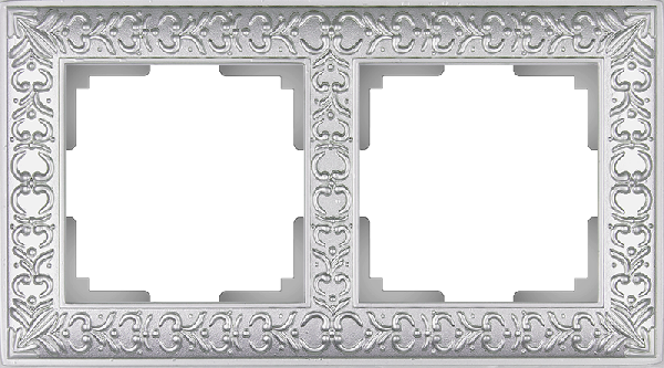фото Рамка 2-м Werkel жемчужный Antik WL07-Frame-02 от магазина Моя Электрика