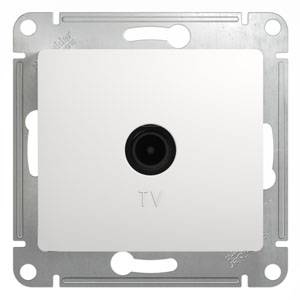фото Механизм розетки TV 1-м Glossa оконечная 1DB белый SchE GSL000191 от магазина Моя Электрика