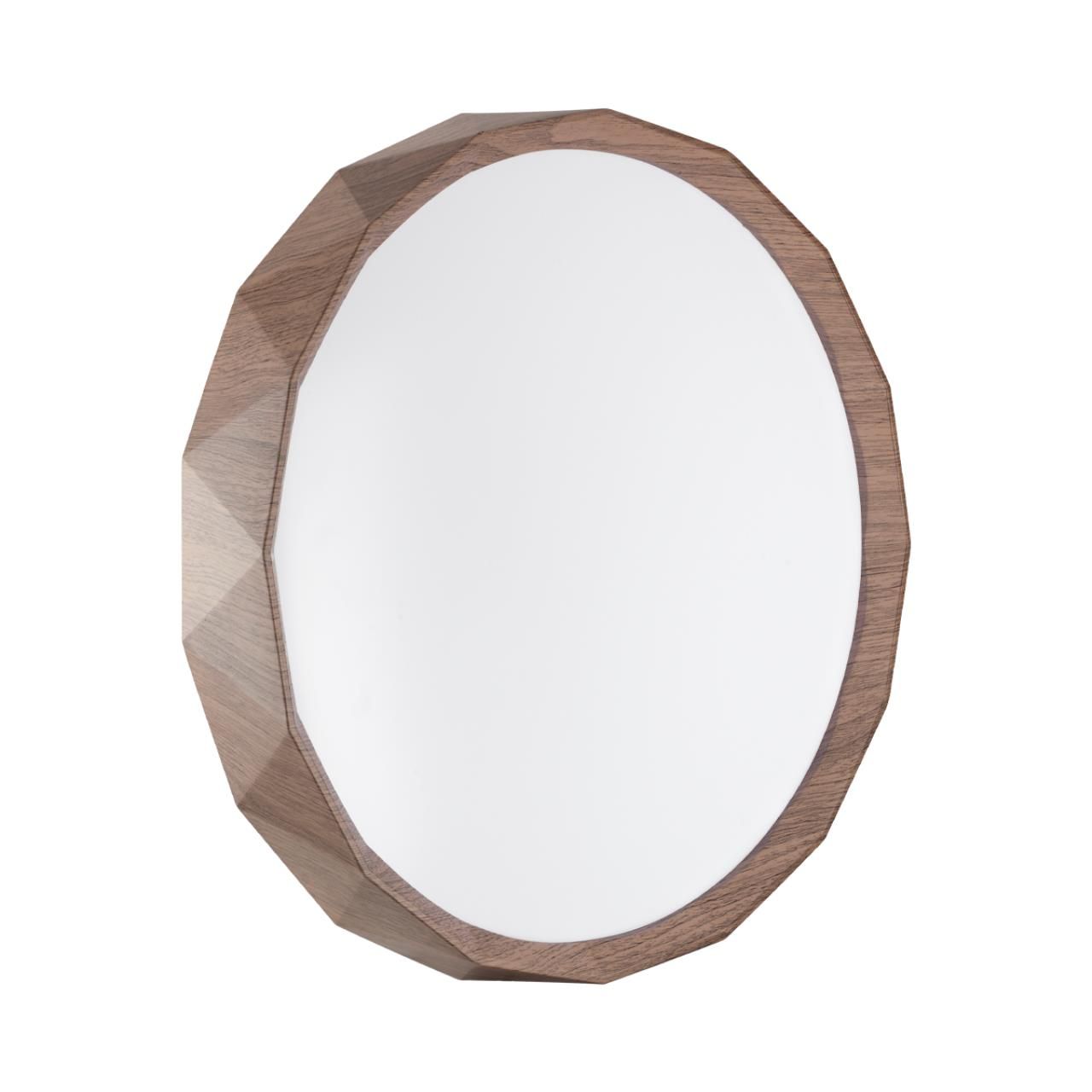фото Светильник Zif wood LED 18W 4000K 1900Lm IP43 белый/коричневый Basica 7637/AL Sonex от магазина Моя Электрика
