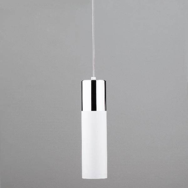 фото Светильник подвесной 50135/1 LED хром/белый Double Topper Евросвет от магазина Моя Электрика