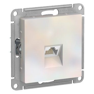 фото Механизм розетки компьютерная RJ45 кат. 6A AtlasDesign жемчуг ATN000486 SE от магазина Моя Электрика