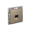 Механизм розетки телефонная RJ11 AtlasDesign шампань ATN000581 SE