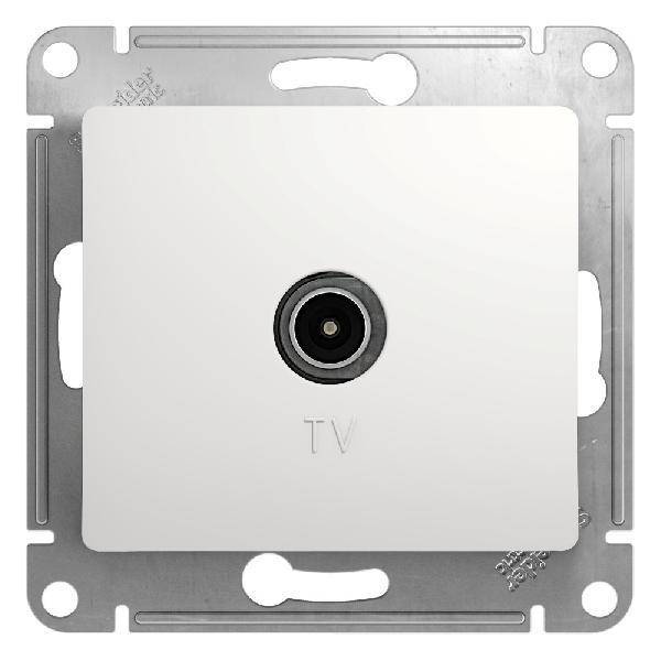 фото Механизм розетки TV 1-м Glossa проходная 4DB белый SchE GSL000192 от магазина Моя Электрика