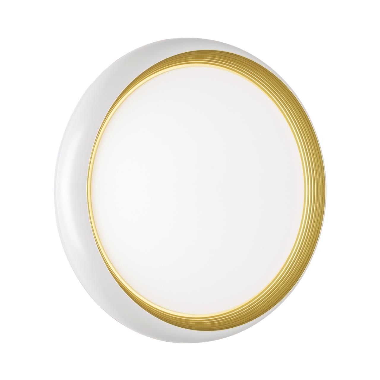фото Светильник Tofiq white LED 48W 4000K 4560Lm IP43 белый/золотой Pale 7650/DL Sonex от магазина Моя Электрика