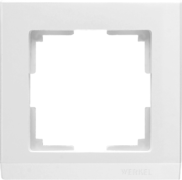 фото Рамка 1-м Werkel белый Stark W0011801 от магазина Моя Электрика