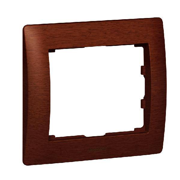 фото Рамка 1-я Galea махогон/mahogany 771981 Legrand от магазина Моя Электрика