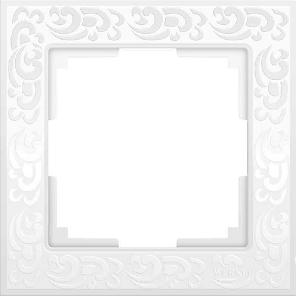 фото Рамка 1-м Werkel белый Flock WL05-Frame-01-white от магазина Моя Электрика