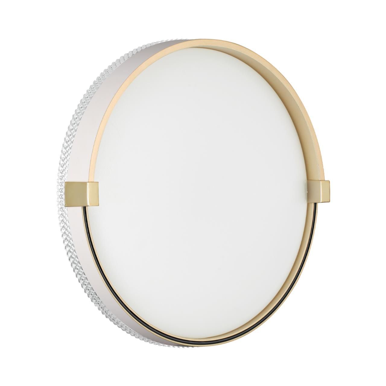 фото Светильник Olidi white LED 30W 4000K 3350Lm IP43 белый/золотой Pale 7646/CL Sonex от магазина Моя Электрика