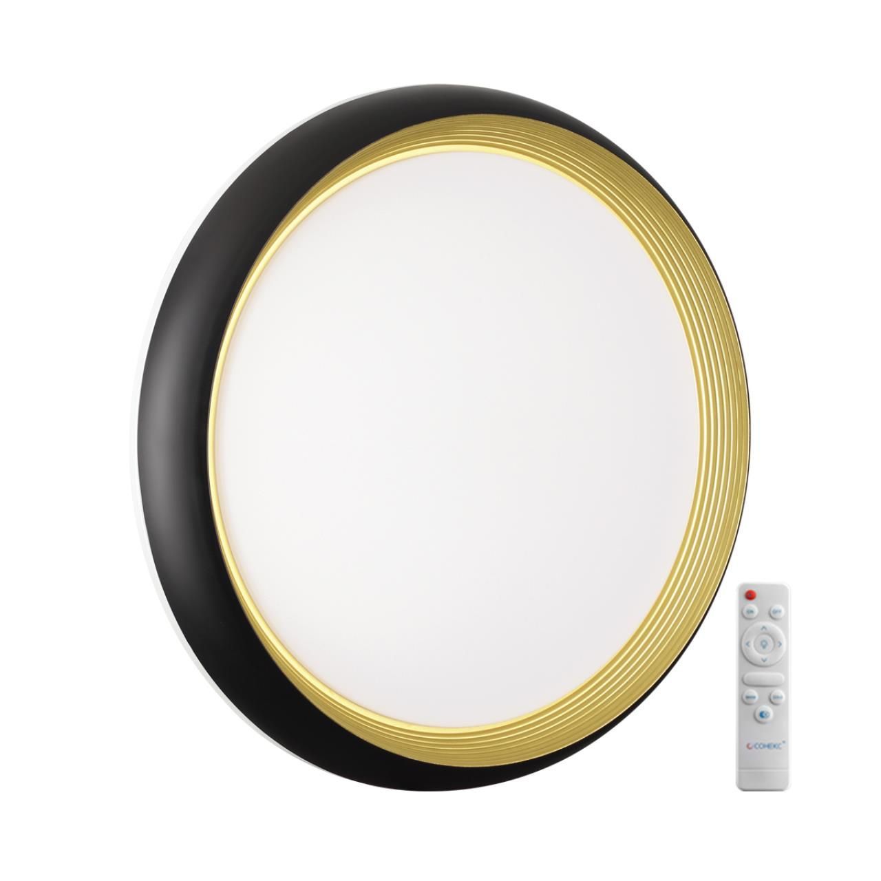 фото Светильник Tofiq black LED 70W 3000-6000K 6050Lm IP43 белый/черный/золотой Pale 7651/EL Sonex от магазина Моя Электрика