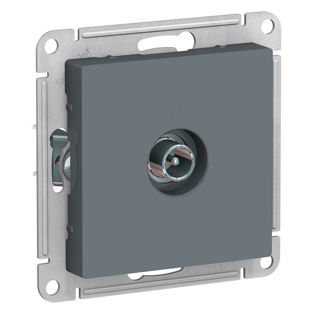 фото Механизм розетки TV проходная 4DB AtlasDesign грифель ATN000792 SE от магазина Моя Электрика