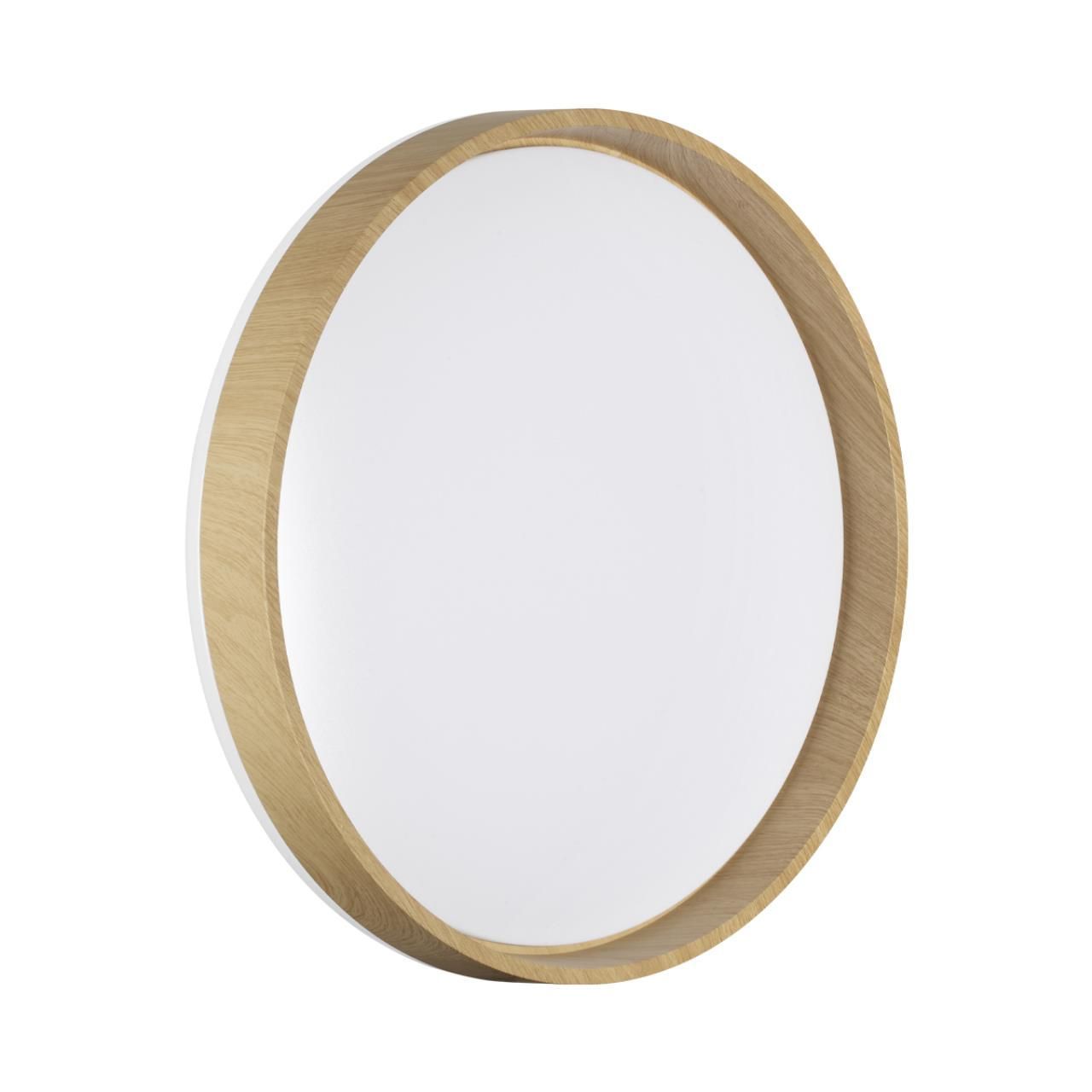 фото Светильник Gari wood LED 76W 3000/4000/6000K Lm IP43 белый/коричневый Basica 7684/ELN Sonex от магазина Моя Электрика