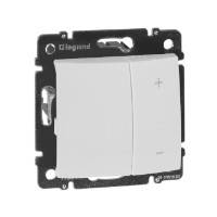 фото Механизм светорегулятора 40-600Вт нажимной Valena Classic белый 770074 Legrand от магазина Моя Электрика