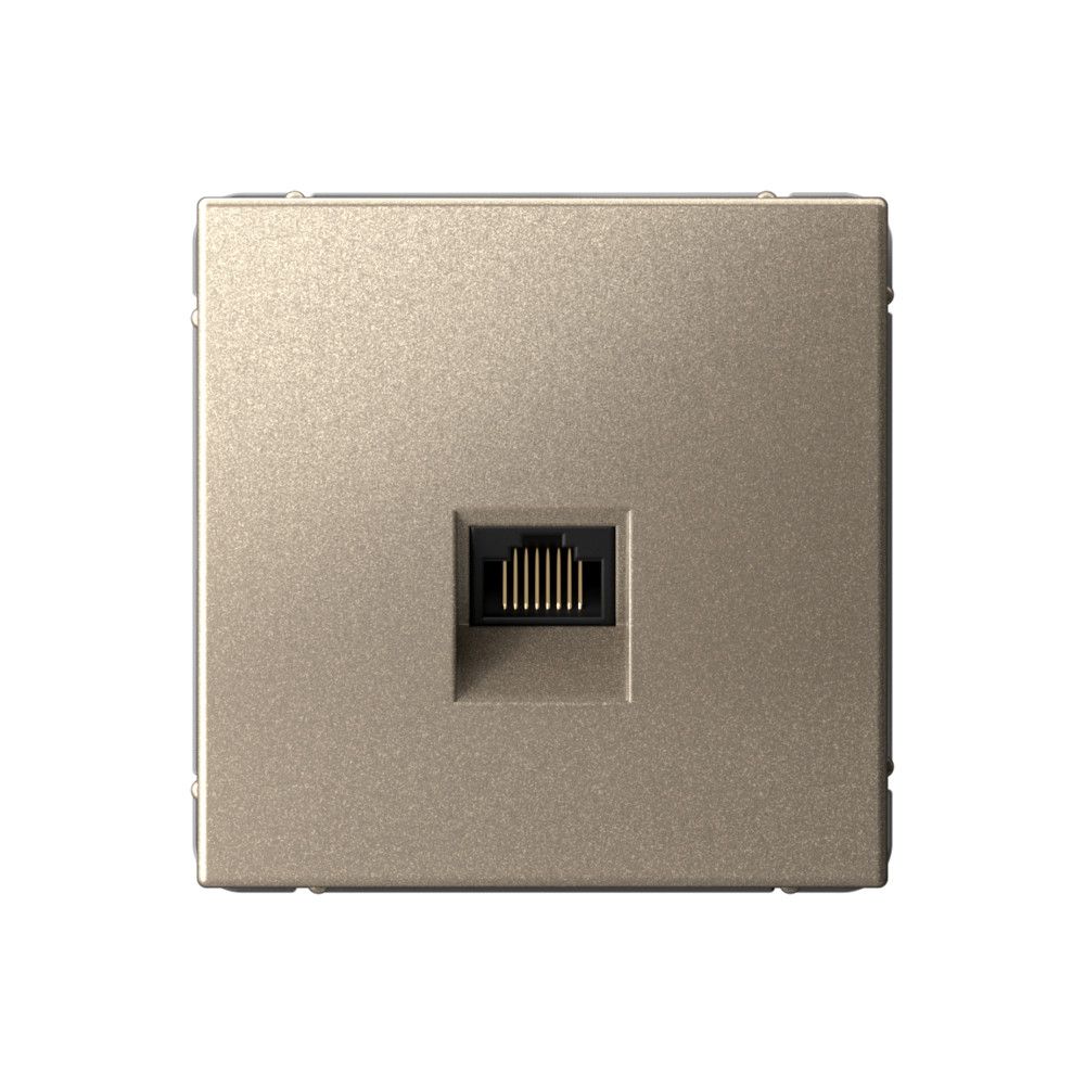 фото Механизм розетки компьютерная ArtGallery RJ45 кат.6A шампань GAL000586 SE от магазина Моя Электрика