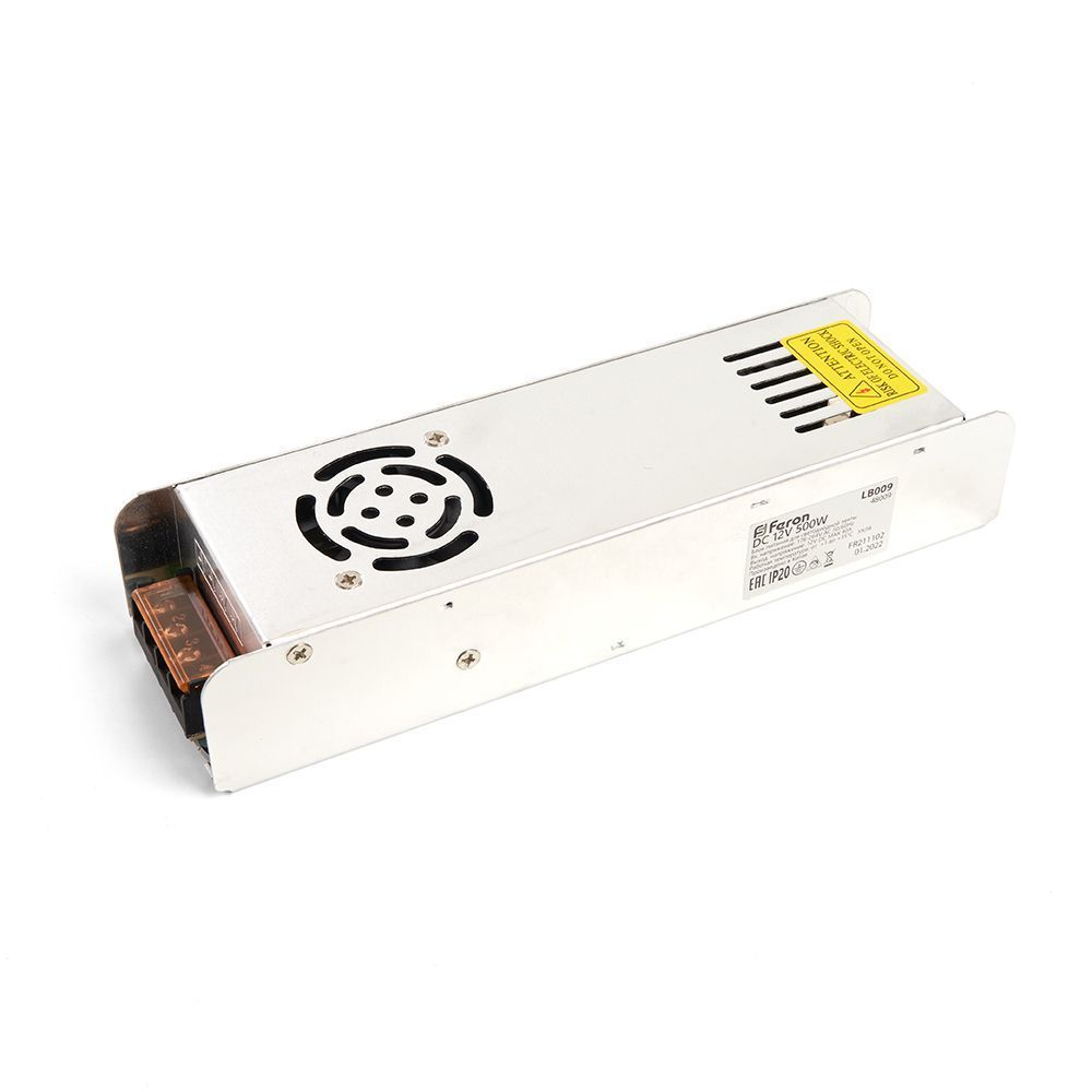фото Блок питания 12V 500W IP20 LB009 48009 Feron от магазина Моя Электрика