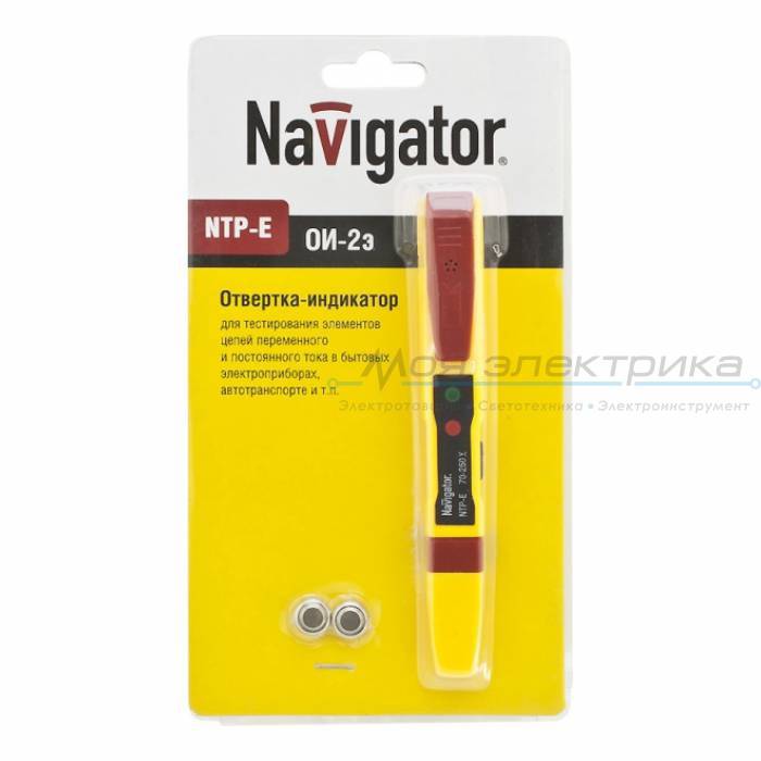 фото Отвертка-индикатор NTP-E 71 117 Navigator от магазина Моя Электрика