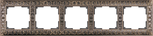 фото Рамка 5-м Werkel бронза Antik WL07-Frame-05 от магазина Моя Электрика