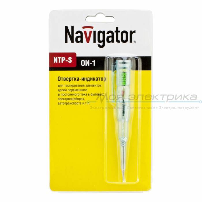 фото Отвертка-индикатор NTP-S 71 116 Navigator от магазина Моя Электрика