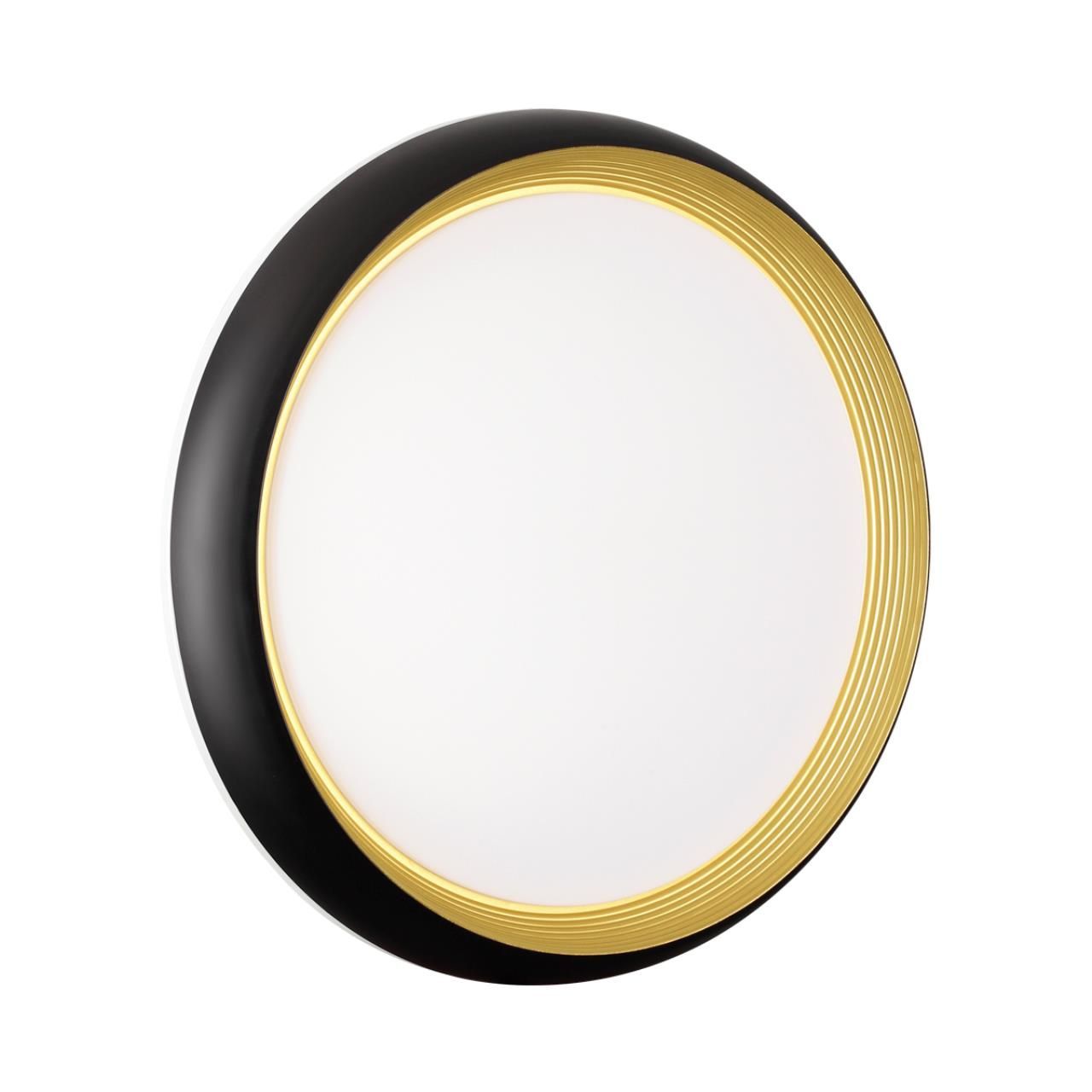 фото Светильник Tofiq black LED 48W 4000K 4560Lm IP43 белый/черный/золотой Pale 7651/DL Sonex от магазина Моя Электрика