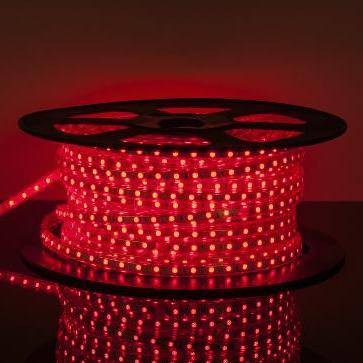 фото Лента светодиодная 220В LSTR003 14,4W 60 Led 5050 IP65 (уп.50м) красный Электростандарт от магазина Моя Электрика