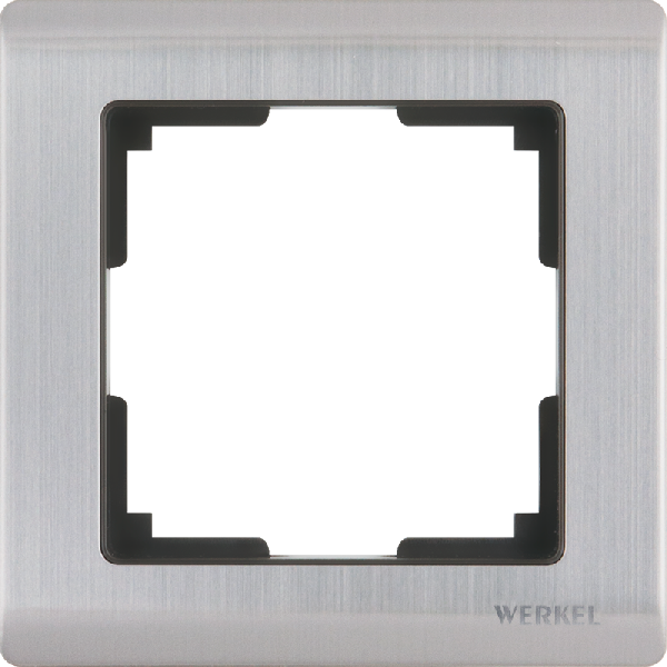 фото Рамка 1-м Werkel глянцевый никель Metallic W0011602 от магазина Моя Электрика