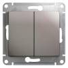 Механизм переключателя 2-кл. Glossa 10A платина GSL001265 SE