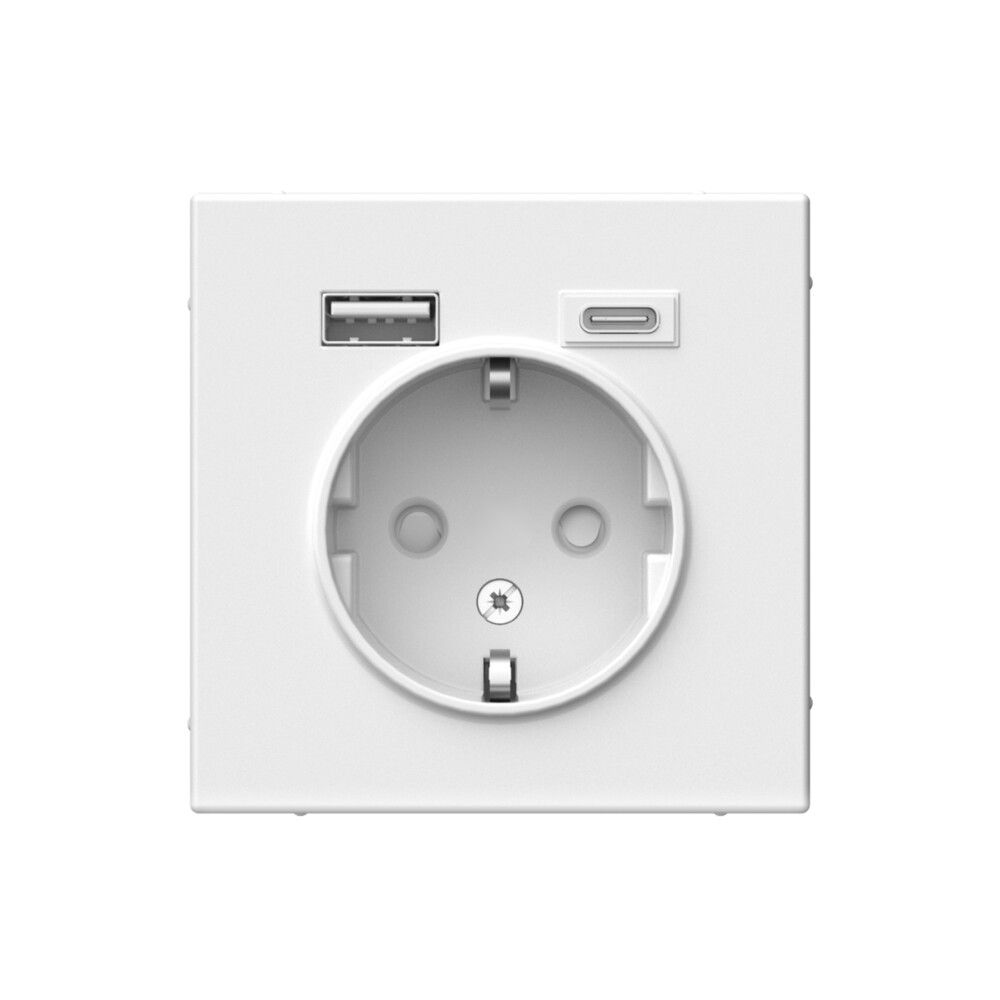 фото Механизм розетки ArtGallery 16А с 2-мя заряд.устр. USB A+C 5В/2.4А/3А 2х5В/1.5А лотос GAL001332 SE от магазина Моя Электрика