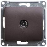 Механизм розетки TV 1-м Glossa оконечная 1DB шоколад SchE GSL000891