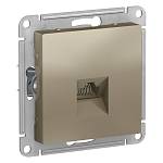 Механизм розетки компьютерная RJ45 кат. 5Е AtlasDesign шампань ATN000583 SE
