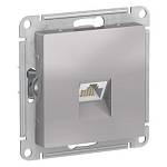 Механизм розетки компьютерная RJ45 кат. 6A AtlasDesign алюминий ATN000386 SE