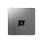 Механизм розетки компьютерная ArtGallery RJ45 кат.6A сталь GAL000986 SE