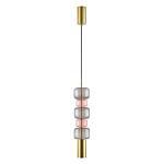 Подвес Verona GU10 1x50W IP20 бронза, розовый, серый Suspentioni 6504/1A Lumion