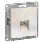 Механизм розетки телефонная RJ11 AtlasDesign жемчуг ATN000481 SE