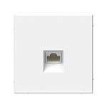 Механизм розетки компьютерная ArtGallery RJ45 кат.6A белый GAL000186 SE