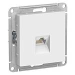 Механизм розетки компьютерная RJ45 кат. 6A AtlasDesign белый ATN000186 SE