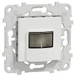 Датчик движения Wiser c универсальным кноп. LED диммером Unica New белый SchE NU552718