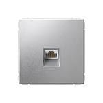 Механизм розетки компьютерная ArtGallery RJ45 кат.6A алюминий GAL000386 SE